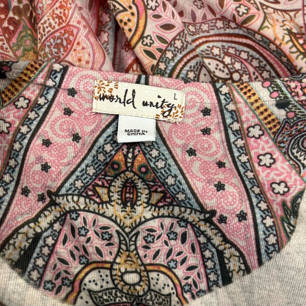 One World knit top size large - Picture 7 of 9